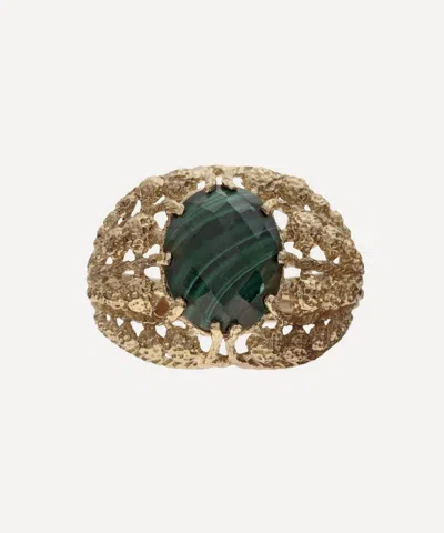 Atelier Vm 9ct Gold Cenerentola Malachite Ring