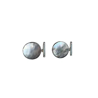Atelier Zelmira Men's Silver / Neutrals Killary Cufflinks
