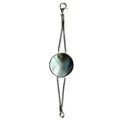 Atelier Zelmira Women's Silver / Blue Kallpa Bracelet