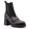 Ateliers Dalton Heeled Boot In Black In Black
