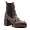 Ateliers Dalton Heeled Boot In Brown In Brown