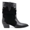 Ateliers Deka Black In Black Leather / Black Suede In Multi