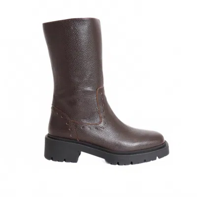 Ateliers Women's Basta Mid‑calf Boot In Brown