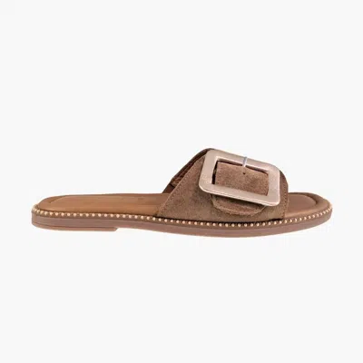 Ateliers Women's Bryce Suede Sandals In Tan In Brown
