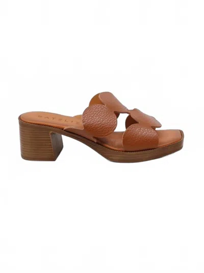Ateliers Women's Della Block Heel Sandals In Tan In Multi