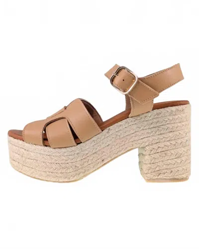 Ateliers Women's Nadia Platform Sandal In Tan In Beige