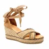 Ateliers Palma Espadrille In Camel In Brown