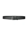 A.testoni A. Testoni Man Belt Black Size 39.5 Calfskin In Black