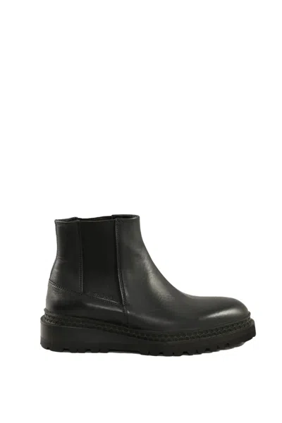 A.testoni Beatles Ankle Boots - Black In Multi