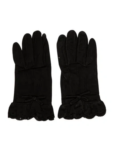 Pre-owned A.testoni Gloves In Black