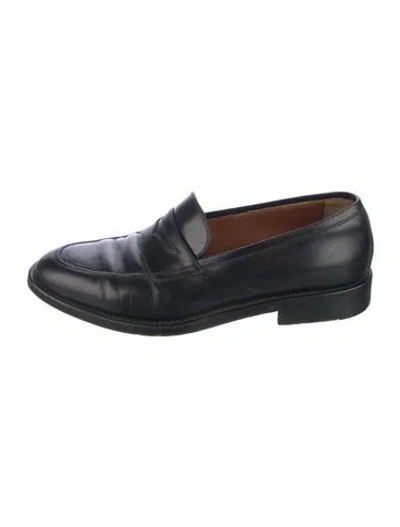Pre-owned A.testoni Leather Monk Straps In Blue