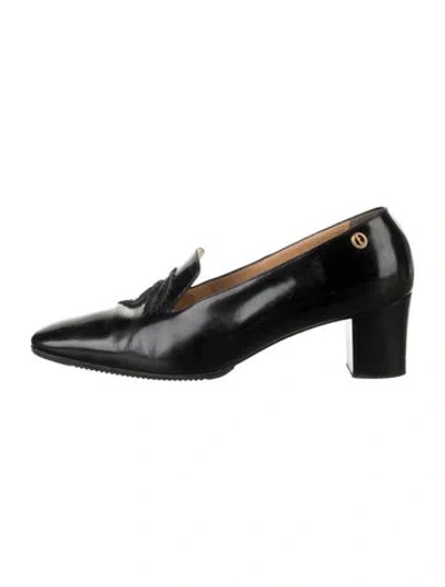 Pre-owned A.testoni Leather Pumps In Black