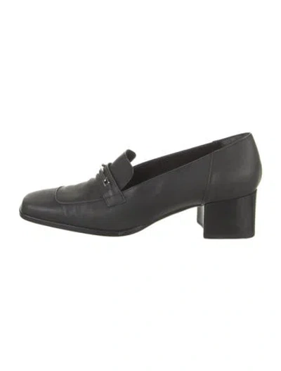 Pre-owned A.testoni Leather Pumps In Black