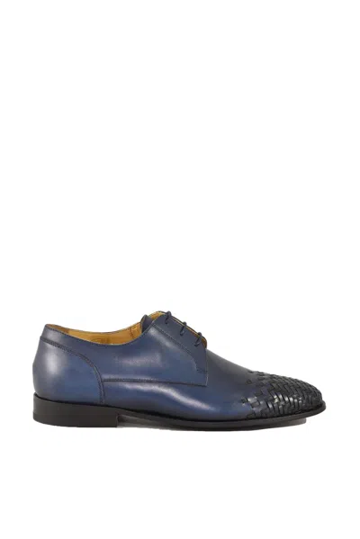A.testoni Men's Shoes - Leather In Blue