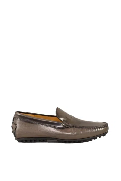 A.testoni Rubber Sole Loafer - Taupe In Brown
