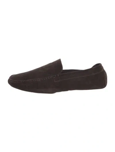 Pre-owned A.testoni Suede Loafer Sneakers In Brown