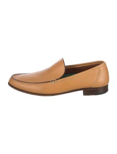 Pre-owned A.testoni Suede Loafers In Brown