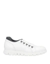 A.testoni A. Testoni Man Sneakers White Size 6 Calfskin In White