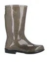 A.testoni Knee Boots In Gold