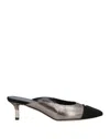 A.testoni Testoni Woman Mules & Clogs Black Size 6.5 Leather In Black