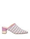 A.testoni Testoni Woman Mules & Clogs Pink Size 7.5 Calfskin In Pink