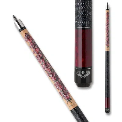 Athena Ath11 Pool Cue Billiard Stick Billiards Cues In Black;purple;silver