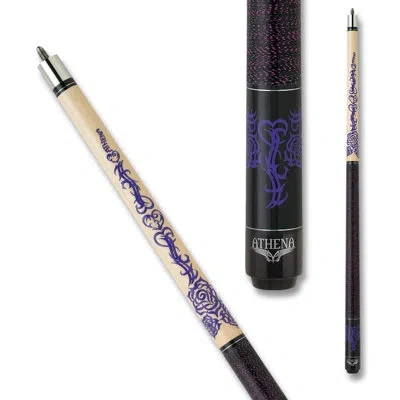 Athena Ath31 Tribal Key Pool Cue Billiard Stick Billiards Cues In Black;beige;purple