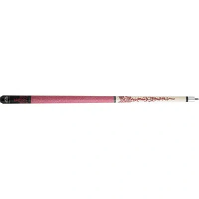 Athena Ath34 Tribal Heart Pool Cue Billiard Stick Billiards Cues In Black;pink;white
