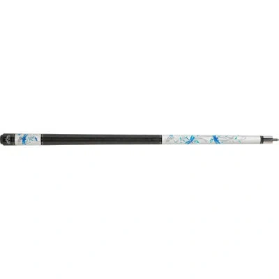Athena Ath46 Blue Dragonfly Pool Cue Billiard Stick Billiards Cues In Blue;black;grey
