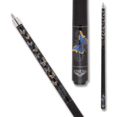 Athena Ath58 Pool Cue Billiard Stick Billiards Cues In Blue;black;yellow;grey
