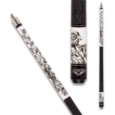 Athena Ath64 Pool Cue Billiard Stick Billiards Cues In Black;white;grey