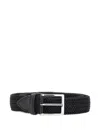 Athison Braided Belt In Black