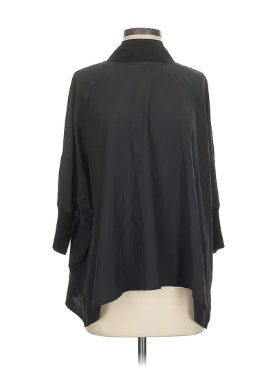 Pre-owned Athleta 3/4 Sleeve T-shirt In Black
