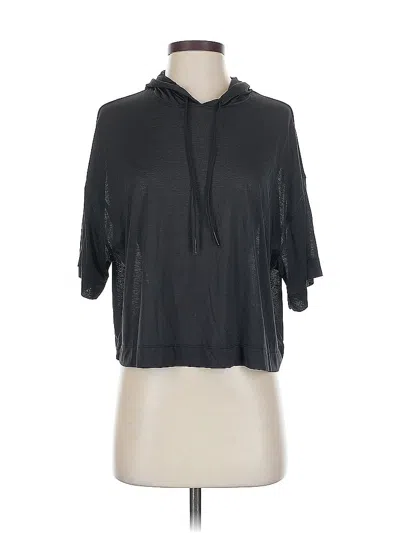 Pre-owned Athleta 3/4 Sleeve T-shirt In Black