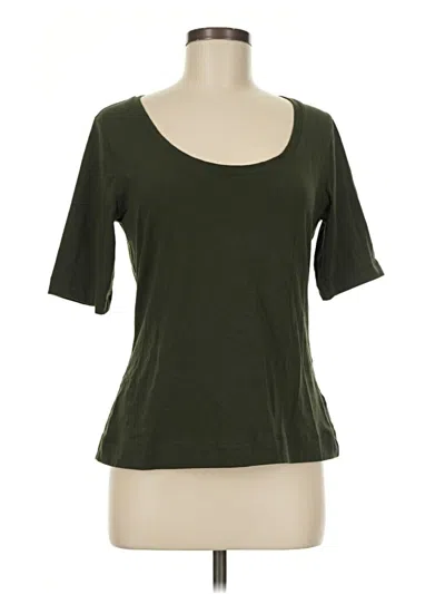 Athleta 3/4 Sleeve T-shirt In Green