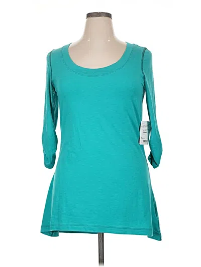 Athleta 3/4 Sleeve T-shirt In Teal