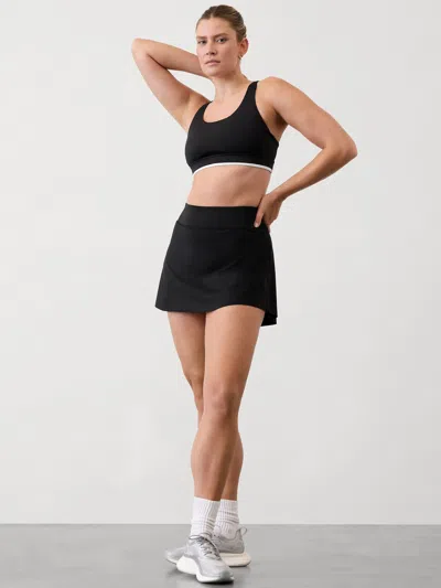 Athleta Ace Advantage High Rise 13 1/2" Skort In Black