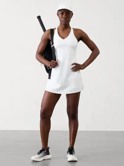 Athleta Ace Advantage Dress In Bright White