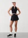 Athleta Ace Advantage High Rise Tipped 13 1/2” Skort In Black/white