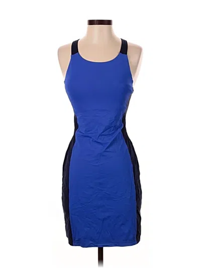 Pre-owned Athleta Active Dress In Blue