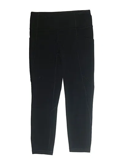 Pre-owned Athleta Kids' Active Pants In Black
