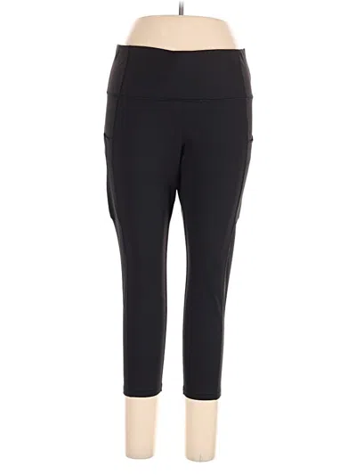 Pre-owned Athleta Active Pants In Black