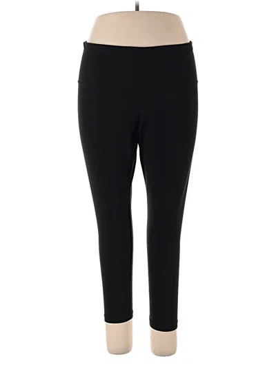 Pre-owned Athleta Active Pants In Black