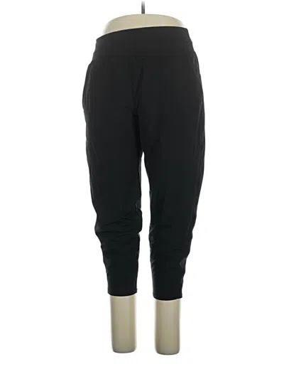 Pre-owned Athleta Active Pants In Black