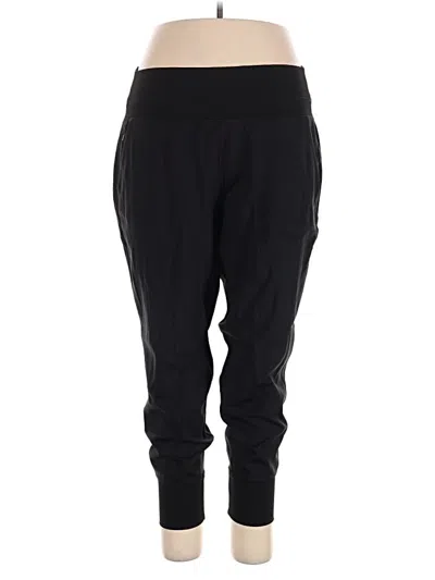 Pre-owned Athleta Active Pants In Black