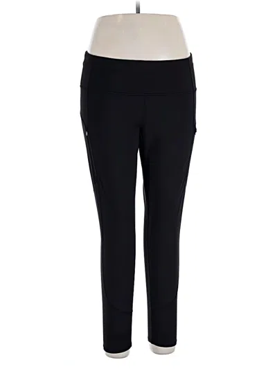 Pre-owned Athleta Active Pants In Black