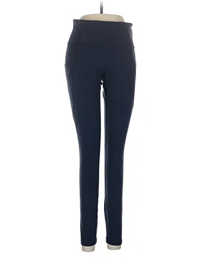 Pre-owned Athleta Active Pants In Blue