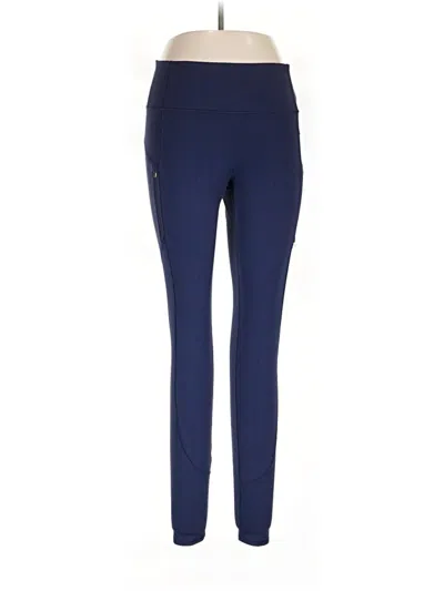 Pre-owned Athleta Active Pants In Blue