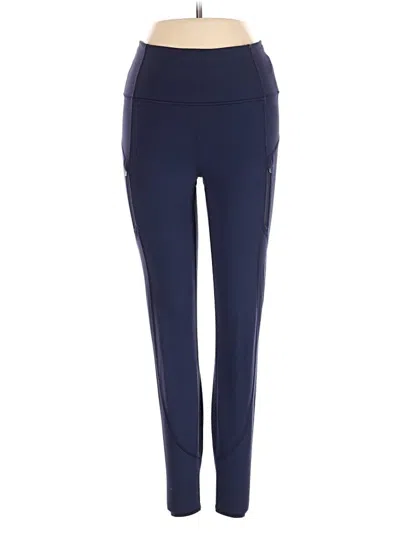 Pre-owned Athleta Active Pants In Blue
