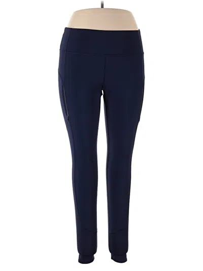 Pre-owned Athleta Active Pants In Blue